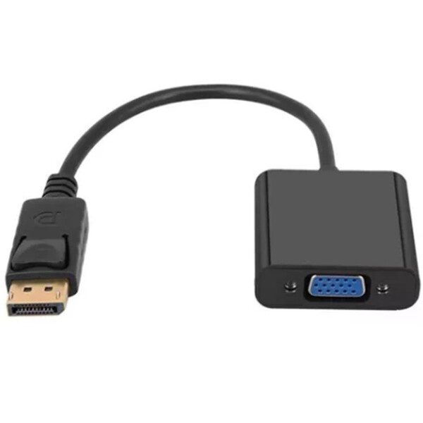 ADAPTADOR CONVERSOR DISPLAYPORT P/ VGA FEMEA