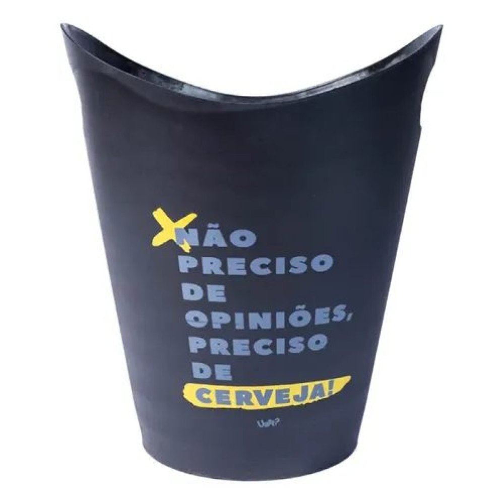 BALDE GELO PLASTICO 6L FRASES - UATT