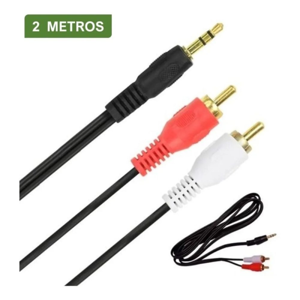 CABO P2 P/ RCA 2 VIAS 3MTS