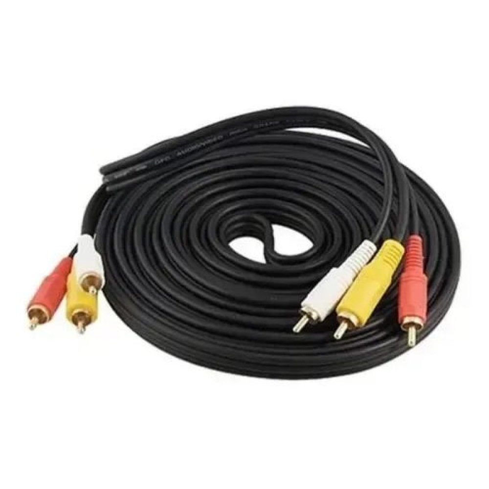 CABO RCA P/ RCA 3 VIAS 10MTS