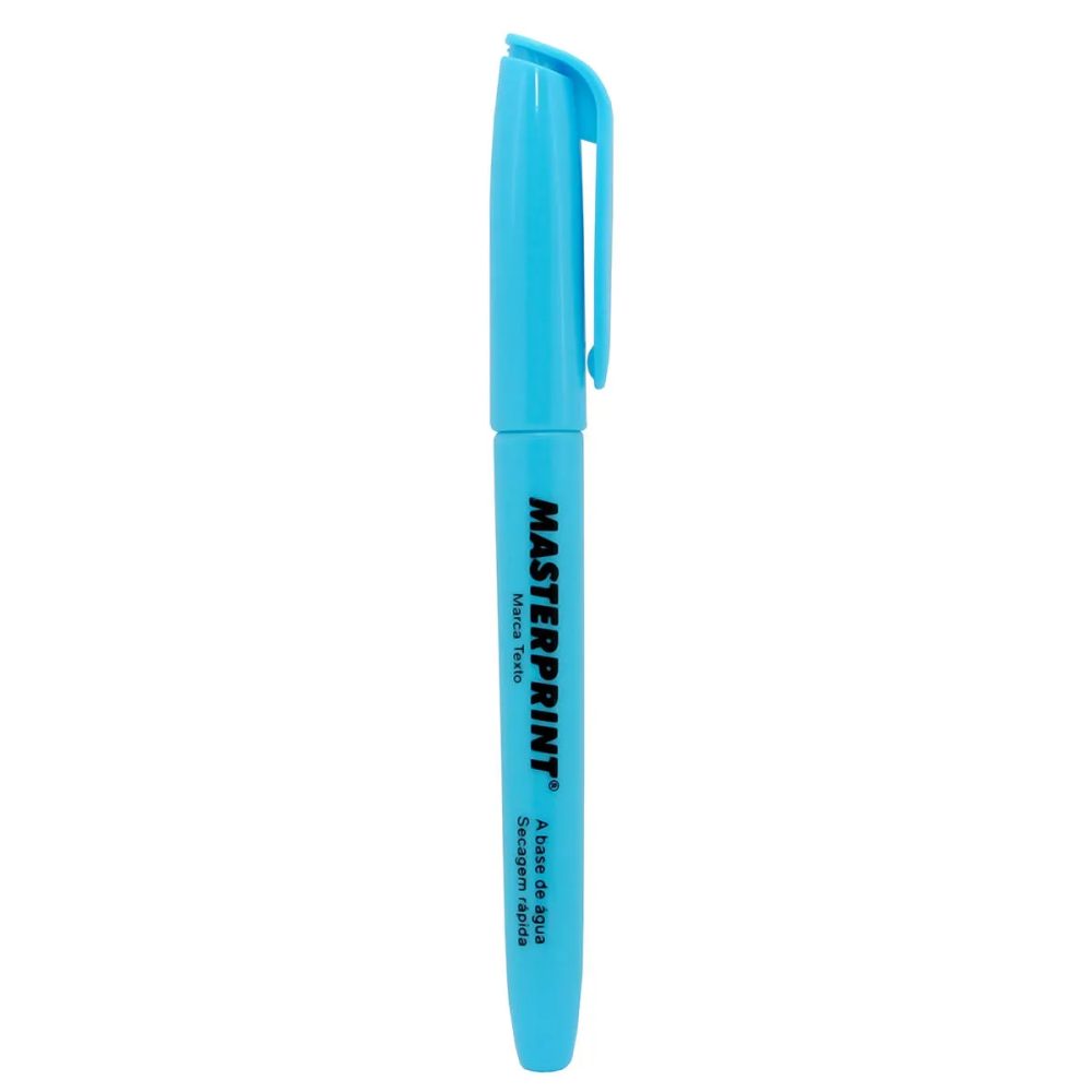 CANETA MARCA TEXTO AZUL