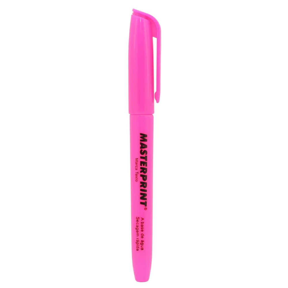 CANETA MARCA TEXTO ROSA