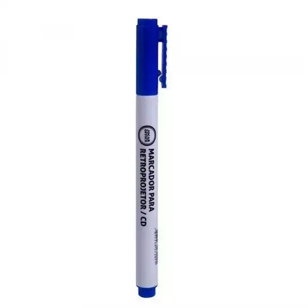 CANETA MARCADOR P/ PROJETOR E CD PRETO