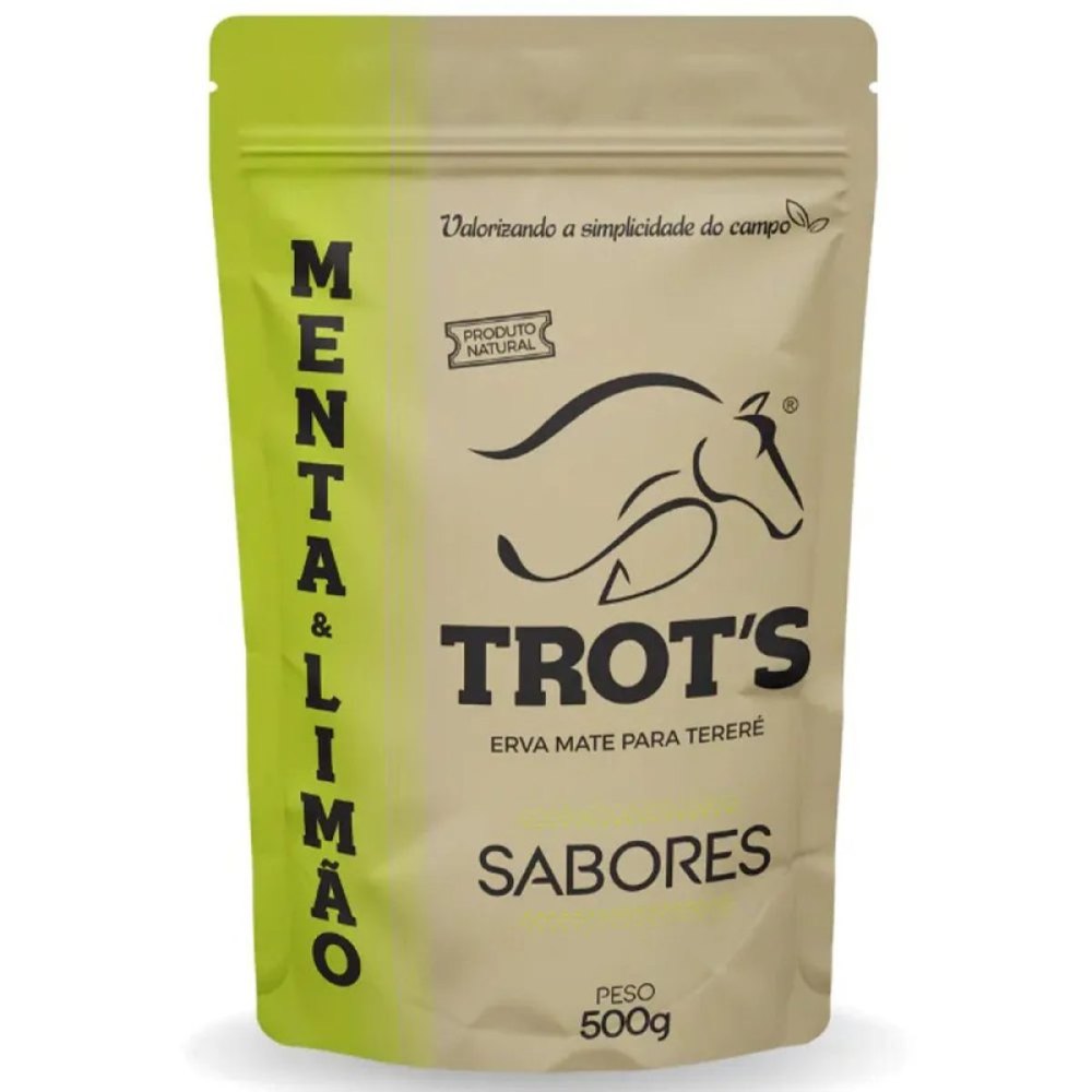 ERVA MATE TERERE 500GR MENTA E LIMAO - TROTS