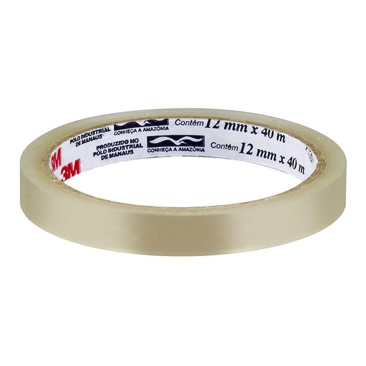 FITA EMPACOTAMENTO (DUREX) 12MM X 40M