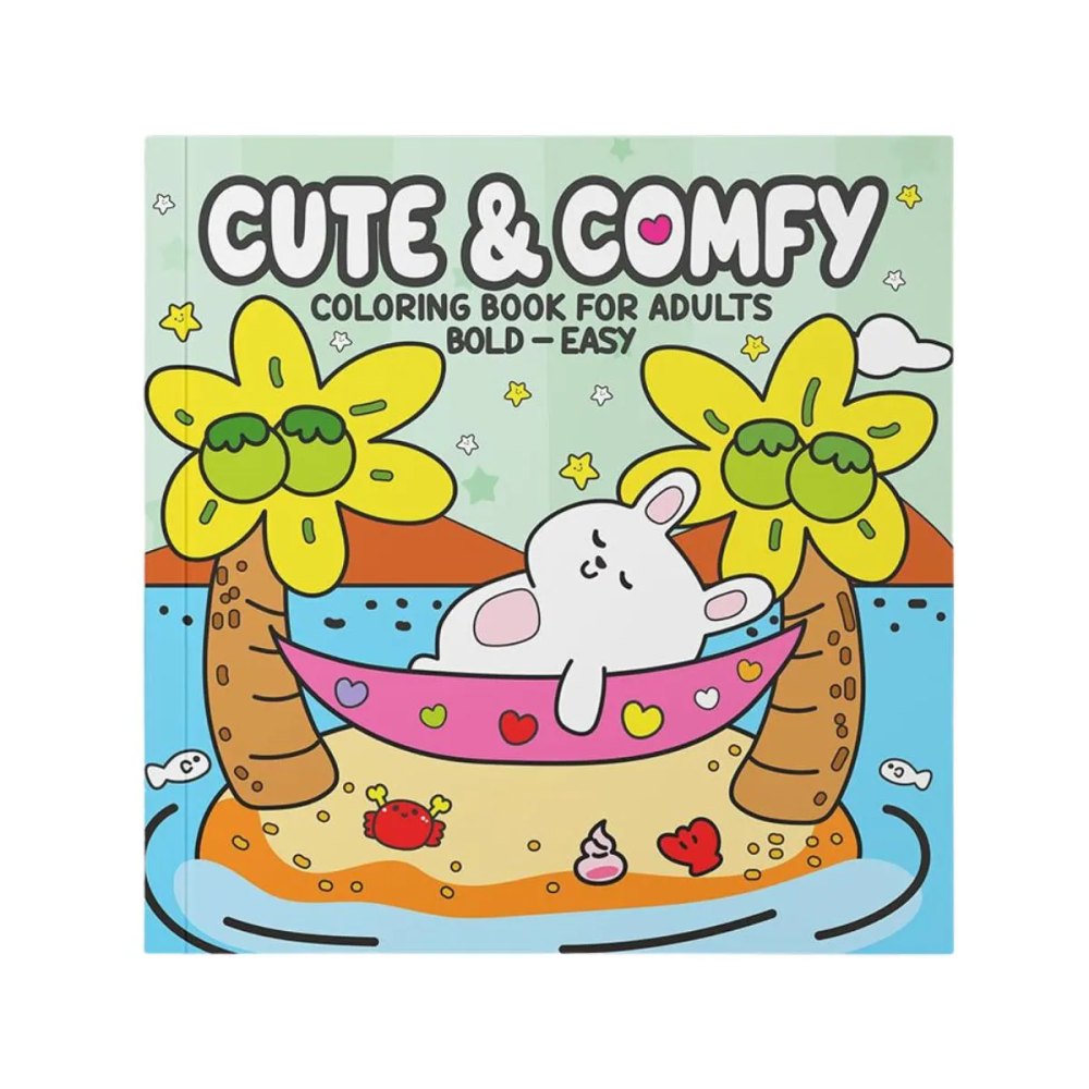 LIVRO COLORIR CAPA FLEX CUTE & COMFY