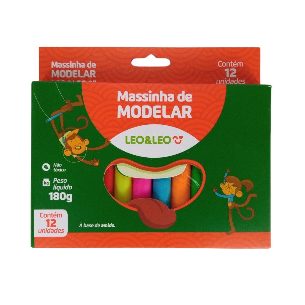 MASSA MODELAR 12 CORES 180G - LEO E LEO