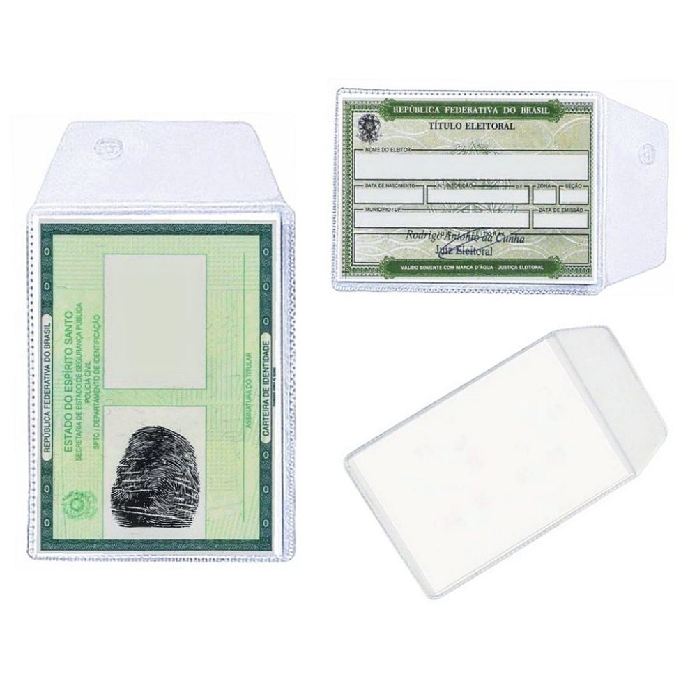 PORTA DOCUMENTO PLASTICO RG