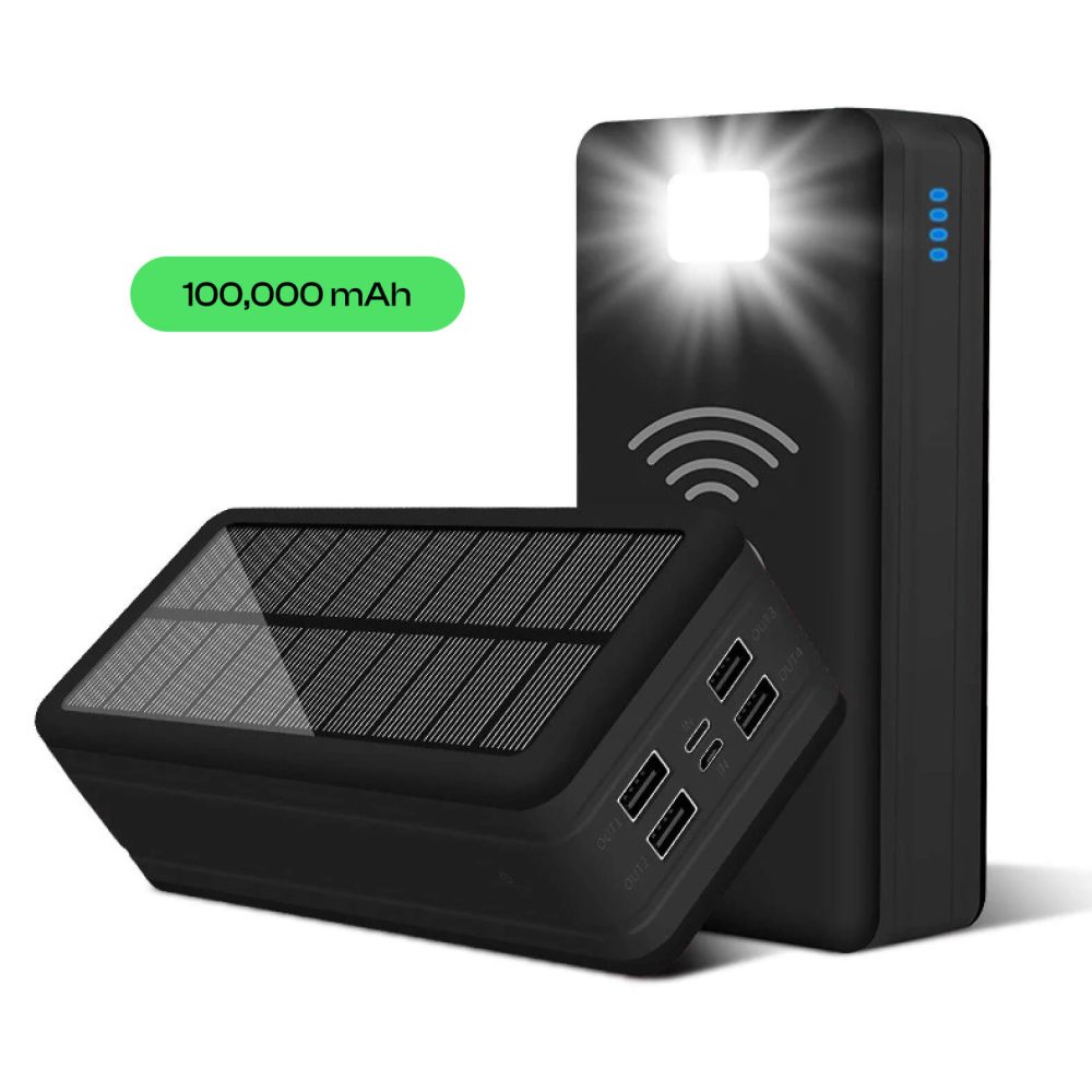 POWER BANK 20.000MAH C/ RECARREGAMENTO SOLAR