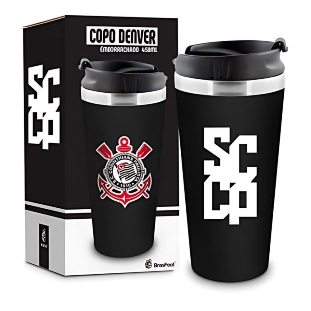 COPO DENVER EMBORRACHADO CORINTHIANS 450ML - BRASFOOT