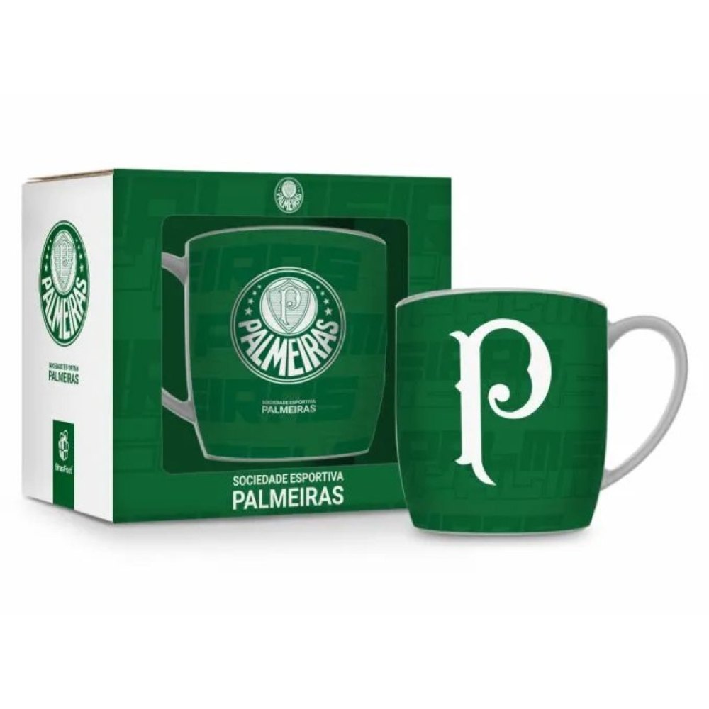 CANECA PORCELANA URBAN PALMEIRAS 300ML - BRASFOOT