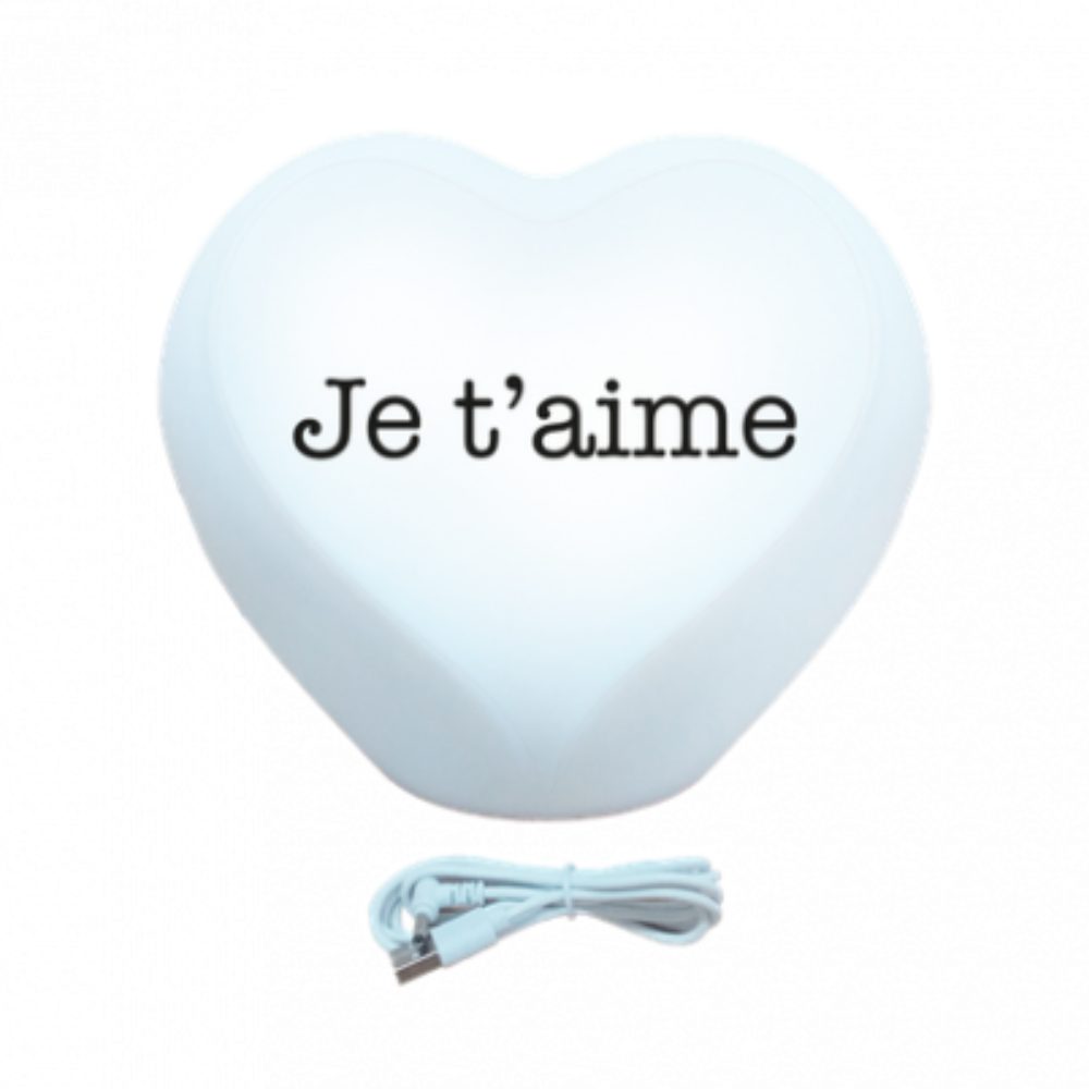 LUMINARIA CRIATIVA MESA CORACAO J ET 'AIME - DECORFUN