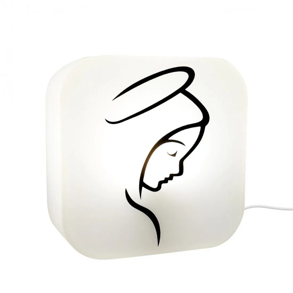 LUMINARIA CRIATIVA MESA BOX NOSSA SENHORA - DECORFUN