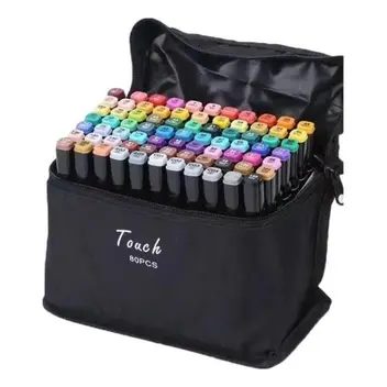 CANETA P/ COLORIR TOUCH 80PCS