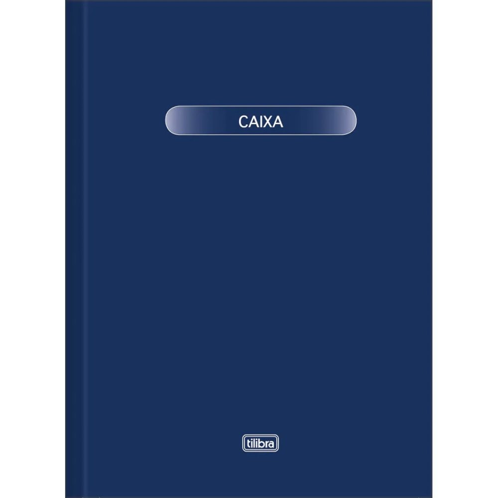 LIVRO CAIXA GRANDE 100 FOLHAS