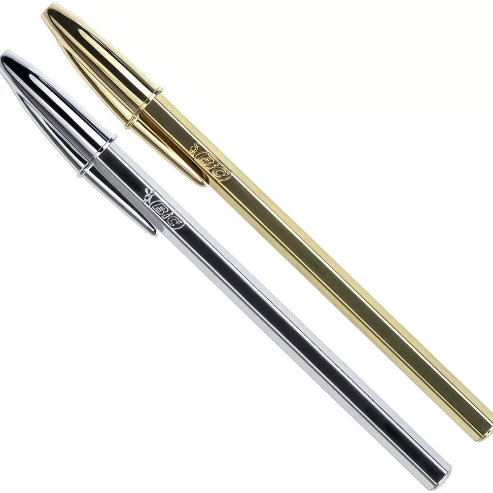 CANETA ESFEROGRAFICA CRISTAL CELEBRATION C/ 2 UND - BIC