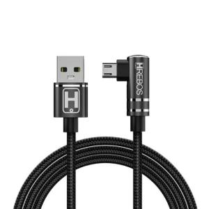 CABO P/ CELULAR V8 1MT 3.0A 90º GRAUS EM L HS-179 - HR...