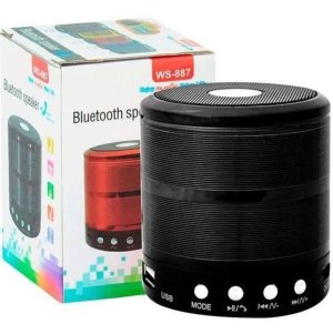 CAIXA DE SOM PORTATIL SPEAKER WS-887 CORES SORTIDAS