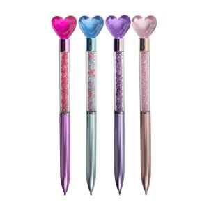 CANETA ESFEROGRAFICA C/ STRASS PERSONAGENS