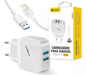 CARREGADOR P/ CELULAR IPHONE USB (PADRAO 3)