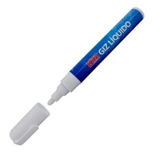 MARCADOR GIZ LIQUIDO BRANCO - KAZ