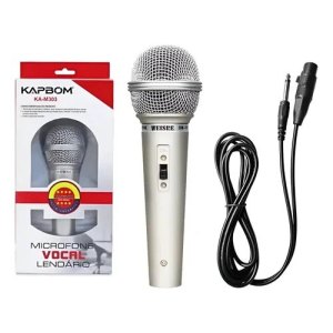 MICROFONE C/ FIO PROFISSIONAL - KAPBOM