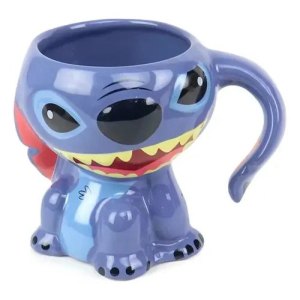 CANECA 3D FORMATO ORELHA STITCH 250ML - ZONACRIATIVA