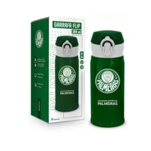 GARRAFA PLASTICA TERMICA TOP PALMEIRAS 300ML - BRASFOOT
