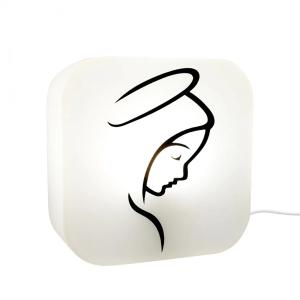 LUMINARIA CRIATIVA MESA BOX NOSSA SENHORA - DECORFUN