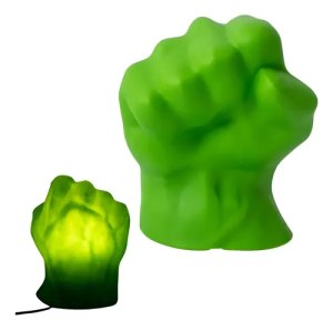LUMINARIA CRIATIVA MESA MAO HULK MARVEL - DECORFUN