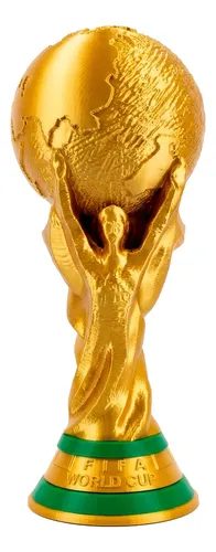 TACA COPA DO MUNDO 35CM DECORATIVA EM IMPRESSAO 3D