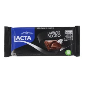 CHOCOLATE BARRA DIAMANTE NEGRO 80GR - LACTA