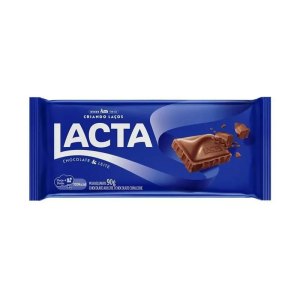 CHOCOLATE BARRA AO LEITE 80GR - LACTA